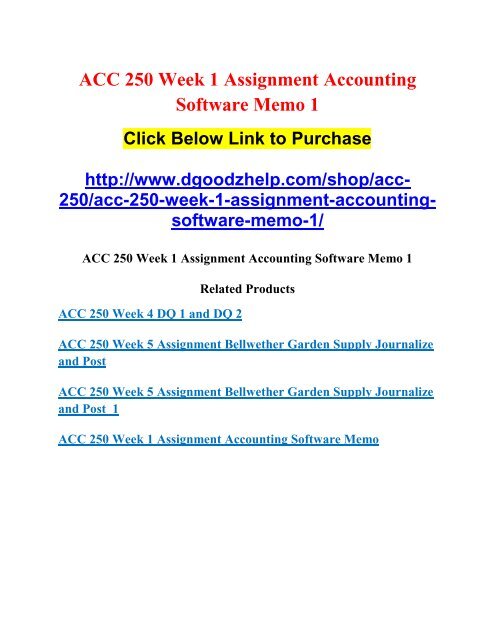 accounting memo