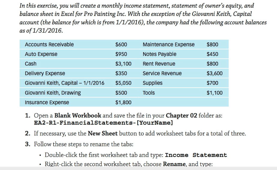 owners capital balance sheet