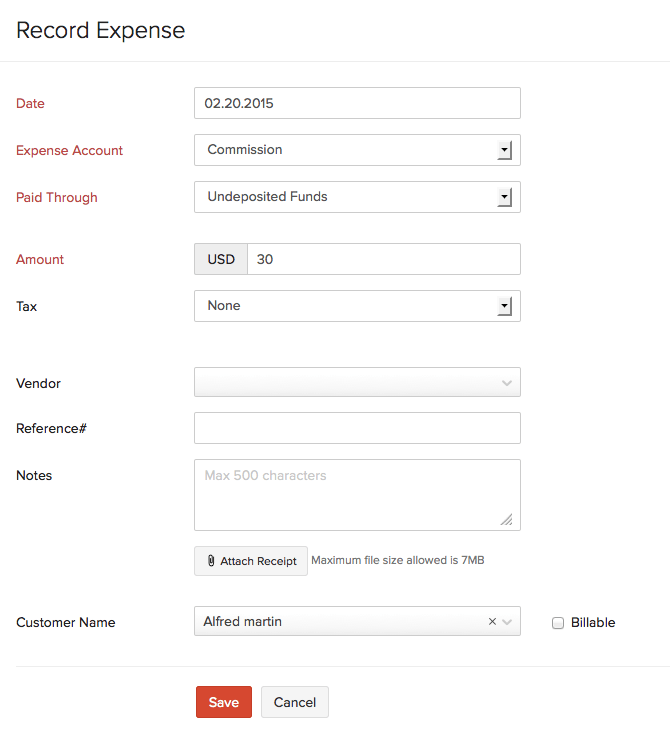 sales commissions expense