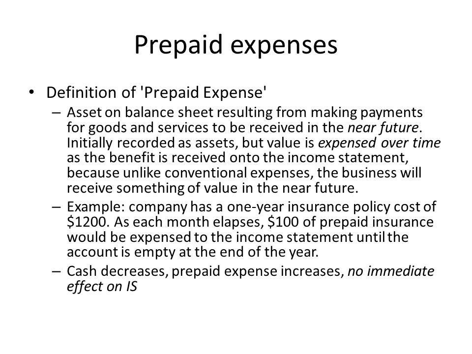 definition of prepaid