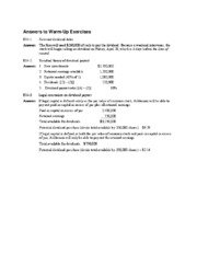 Restricted retained earnings